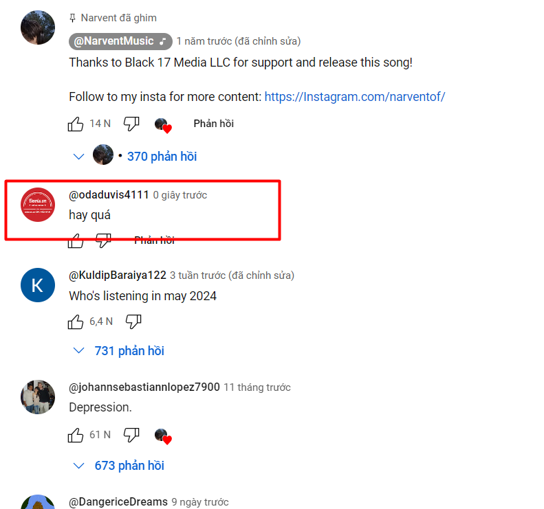 cách bình luận youtube